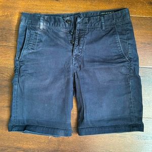 AllSaints Deck Short in Navy Blue Size W 30